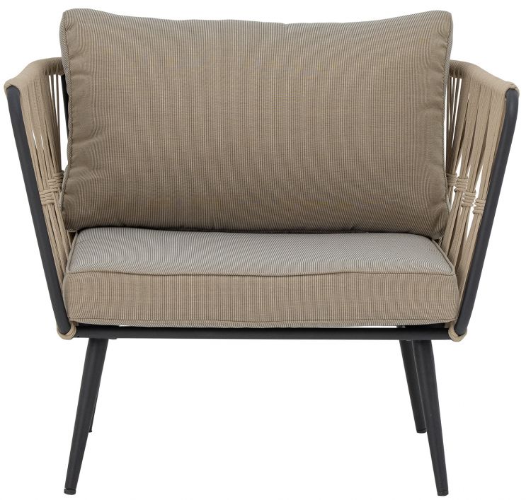 fåtölj 'pavone' - metall