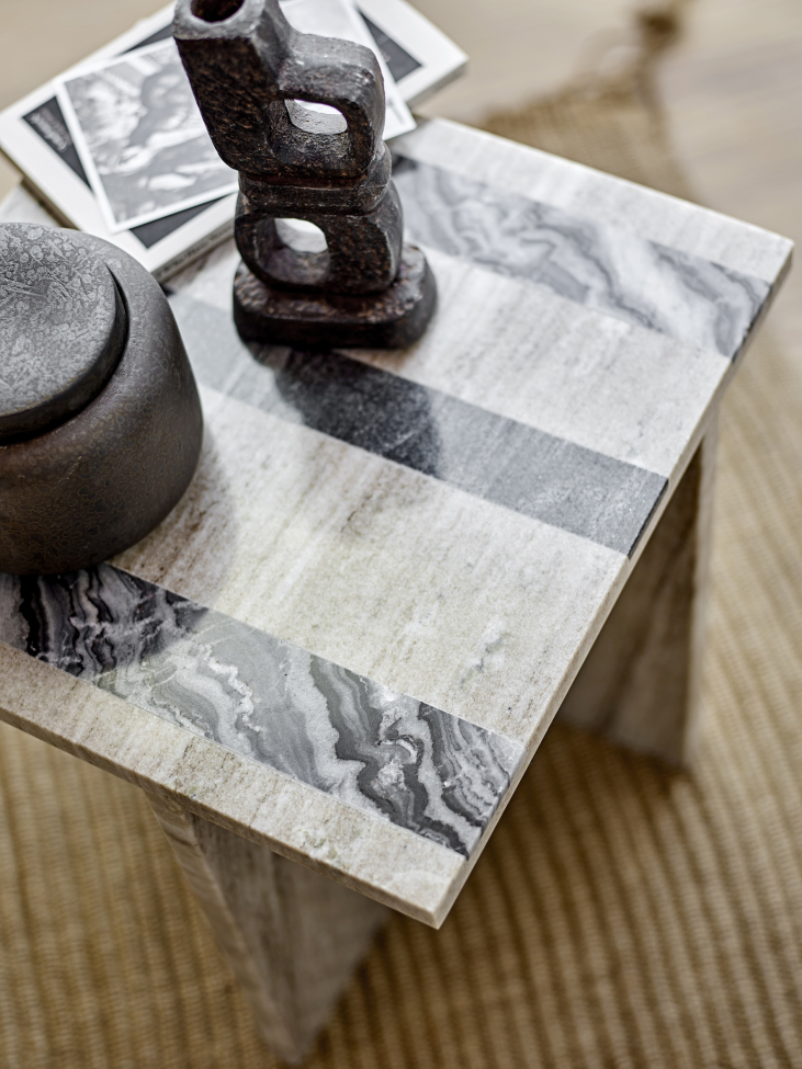 Sidobord 'Clea' - Marmor