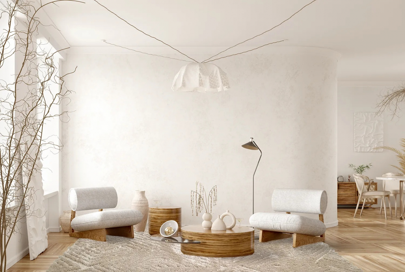 Ryamatta 'Monti' 120x180cm - Beige
