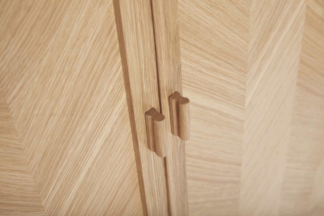 Garderob 'Herringbone' - Natur