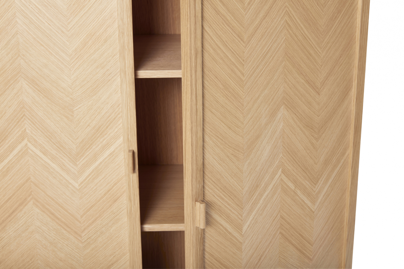 Garderob 'Herringbone' - Natur