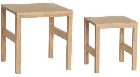 sidobord 'puzzle' 2 delar - natur