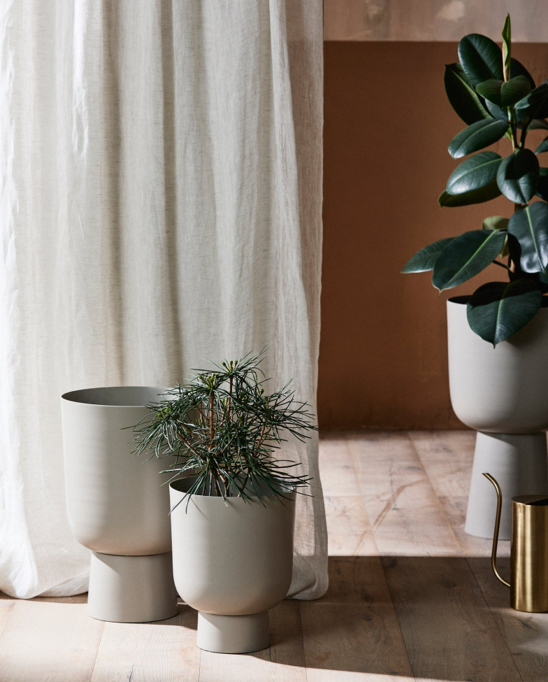 Kruka 'Galoa' M - Beige