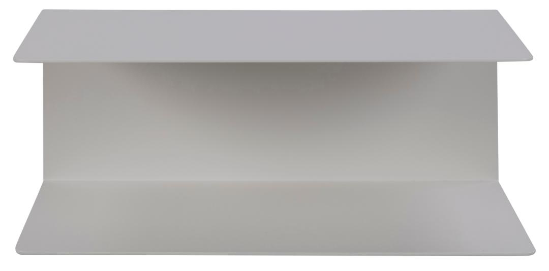 2-pack Vägghylla 'Joliet' - Vit/Grå
