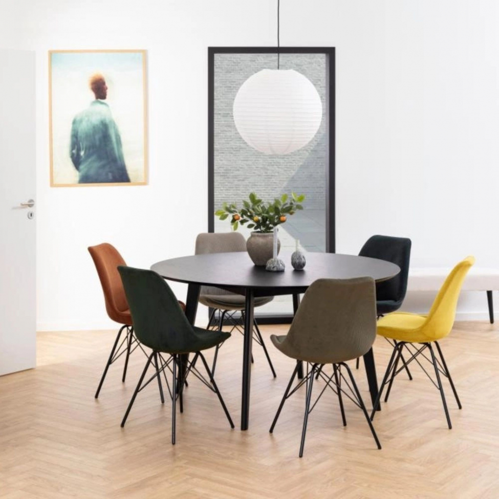 Stol 'Eris' - Mörkgrön/Svart