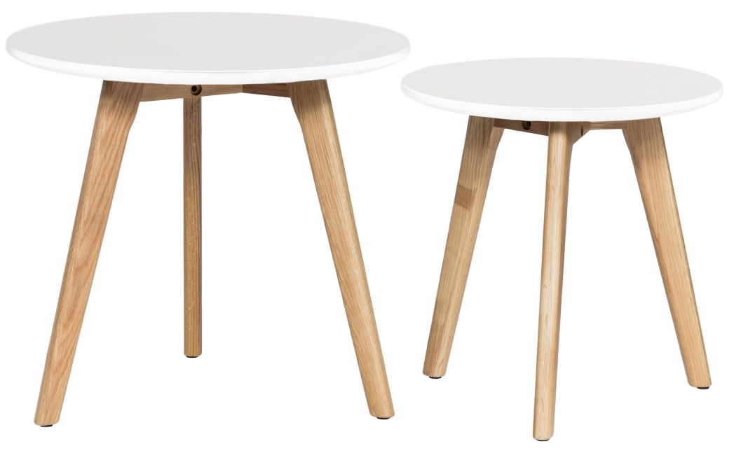 soffbord 'lycke' 2 delar - vit