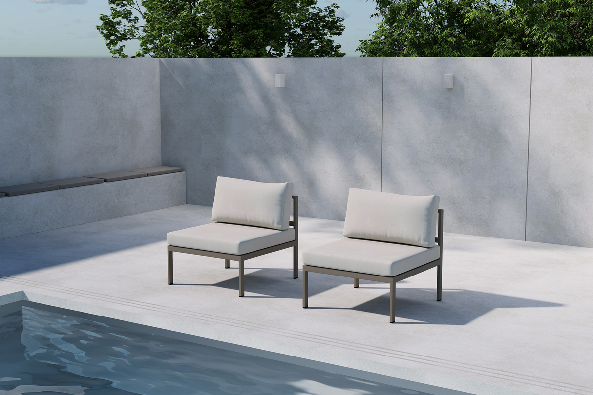 Stol 'Capacabana' - Beige/Brun