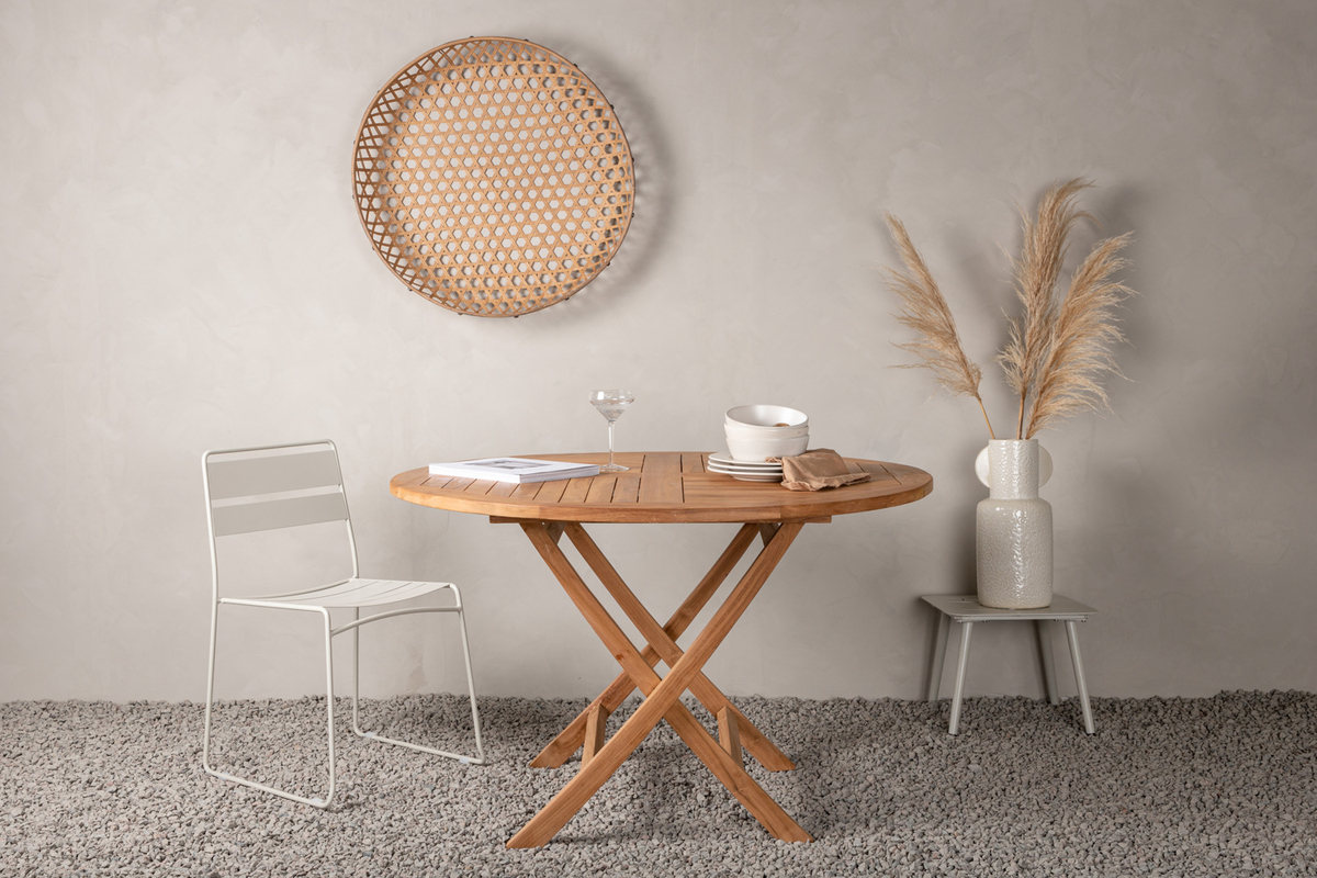 Matbord 'Kisäng' Runt 120cm - Natur