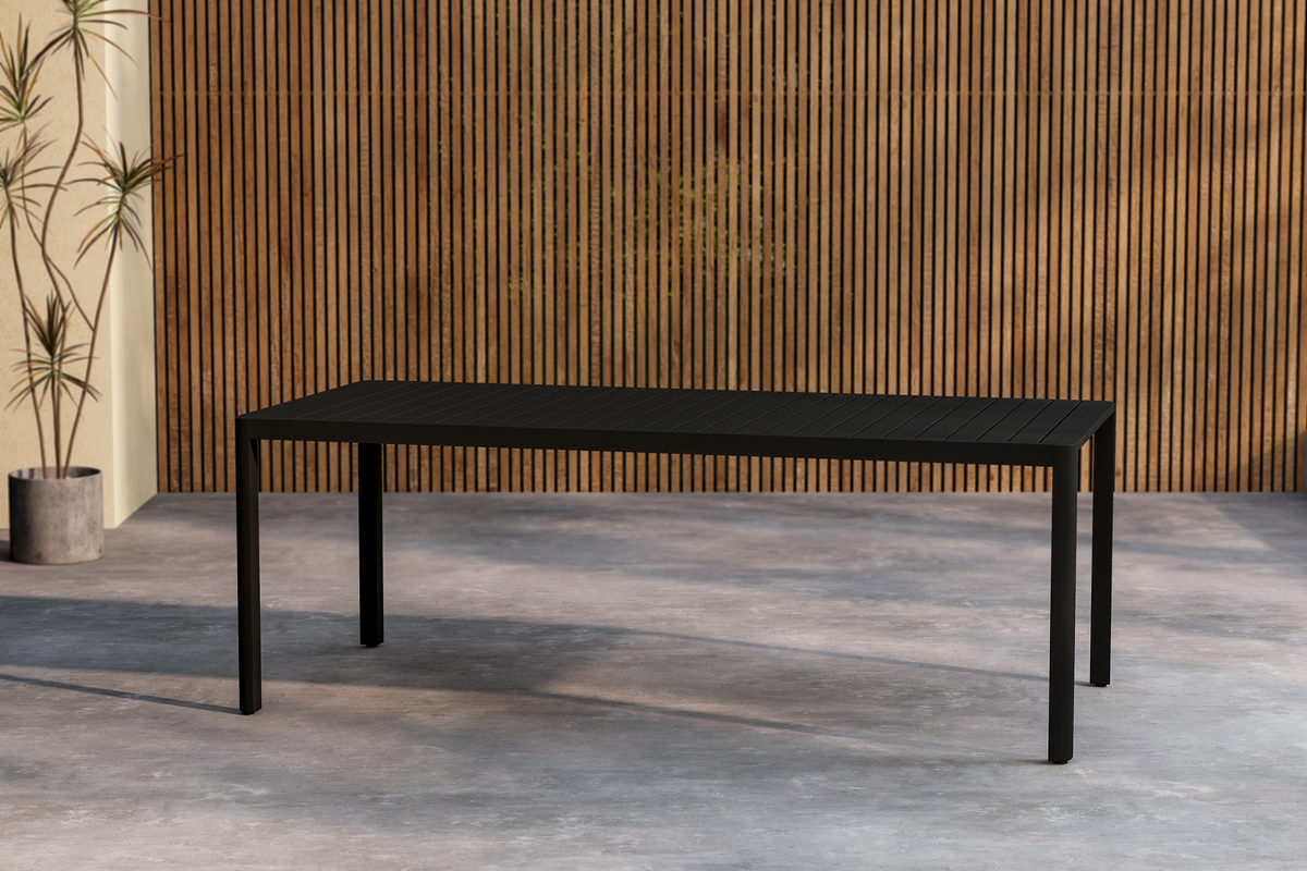Matbord 'Giardini' 200x72cm - Svart