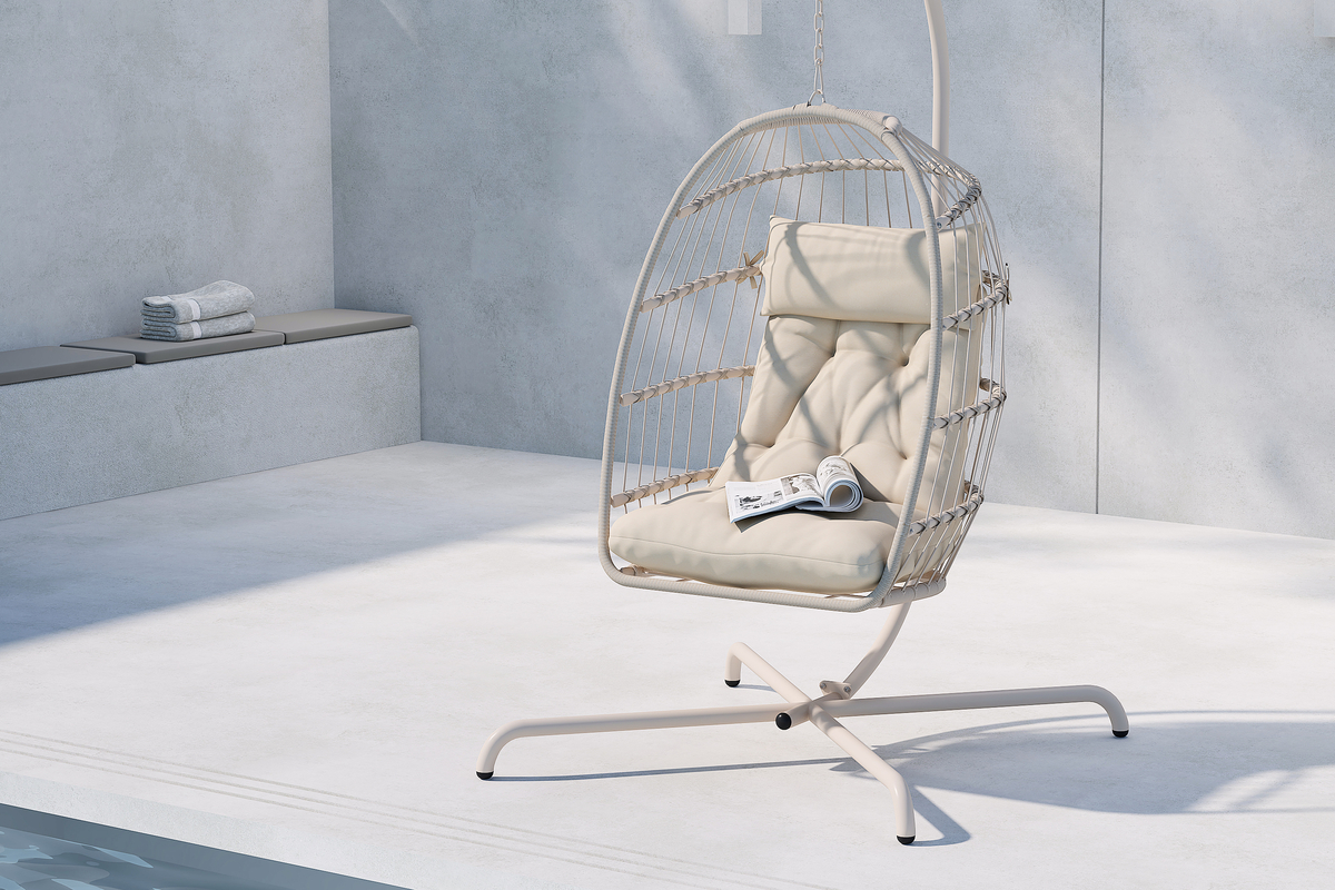 Hängstol 'Trezza' - Beige