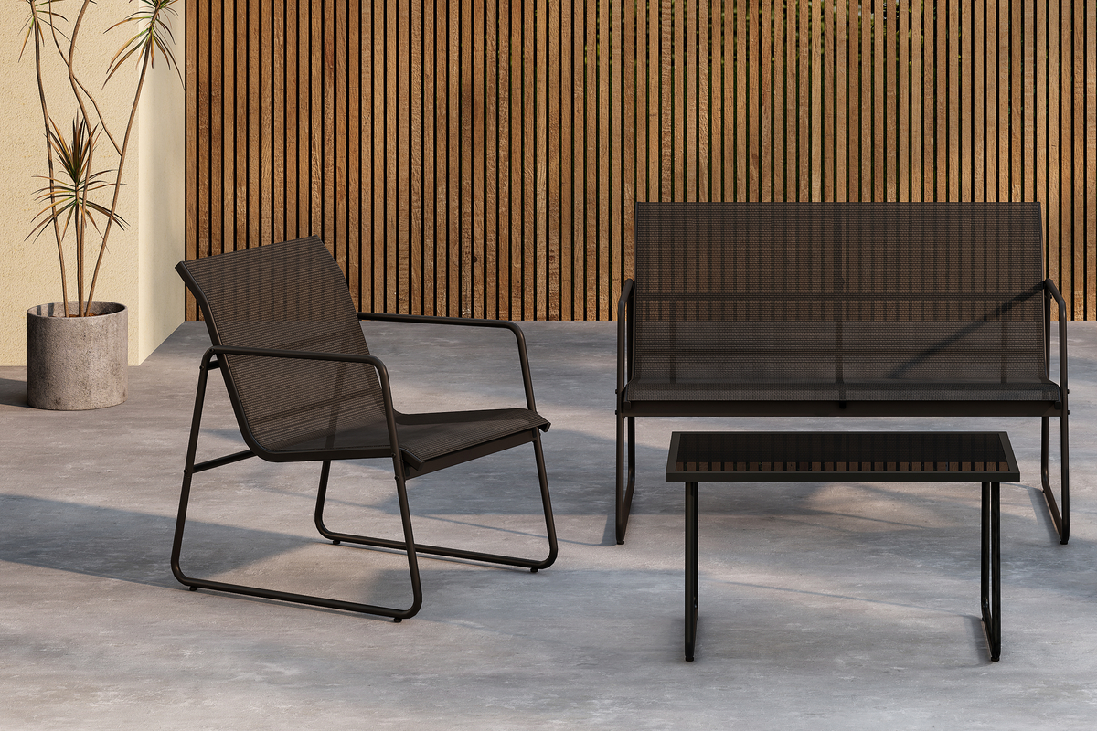 Loungeset 'Ravena' - Svart