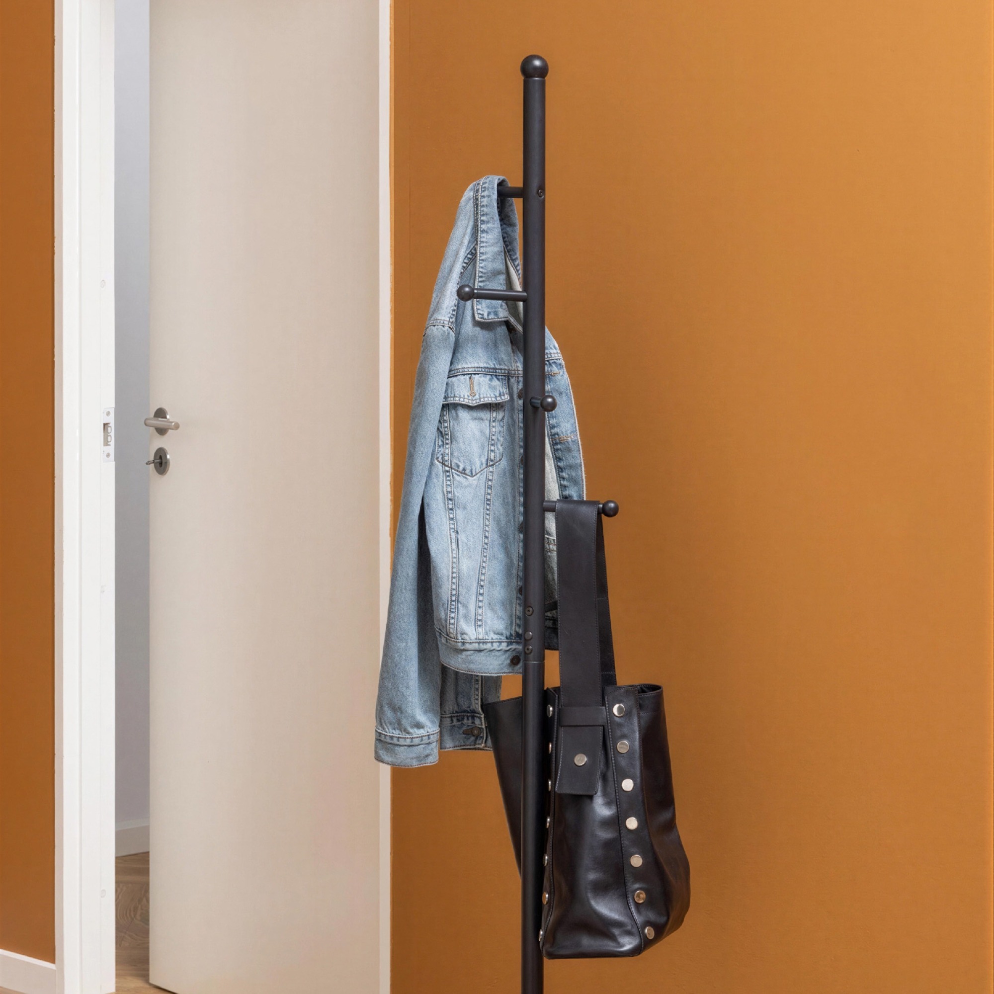 Klädhängare 'Ljusdal' 32cm - Svart