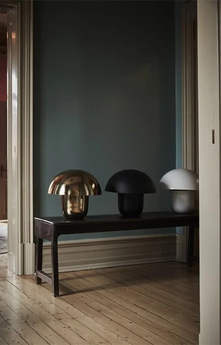 Bordslampa 'Carl-Johan' - Svart L