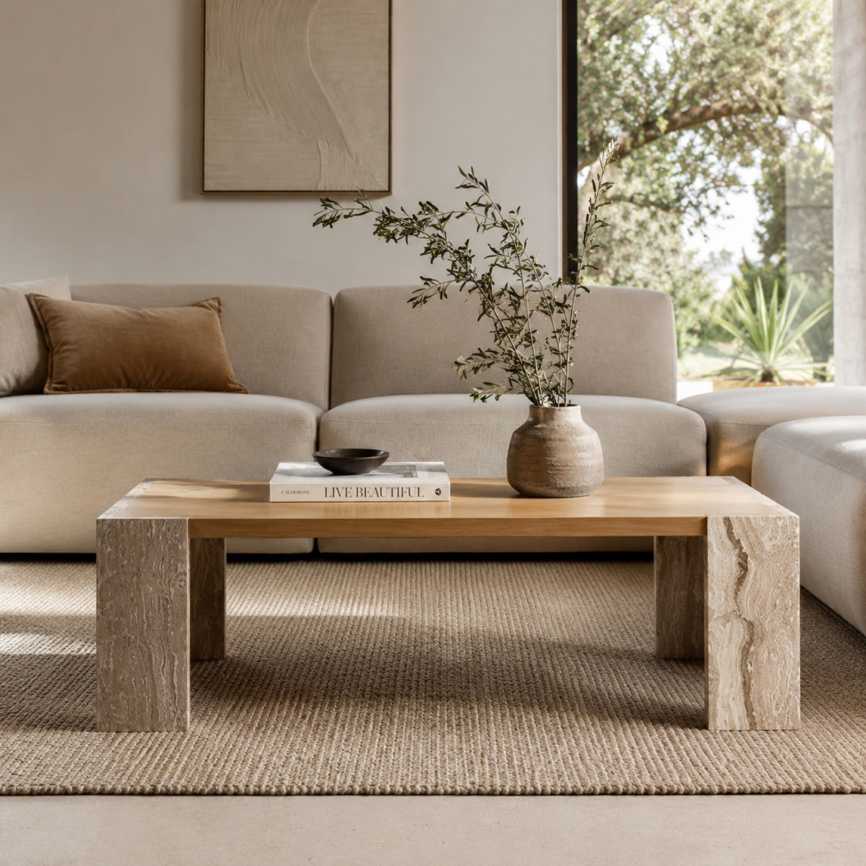 Soffbord 'Monte' 115x75cm - Natur