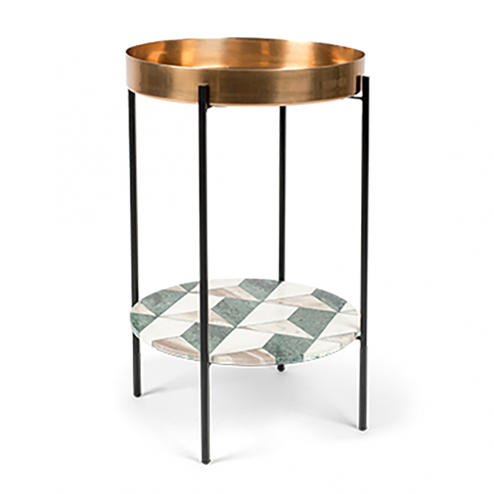 sidobord 'another marble' - marmor