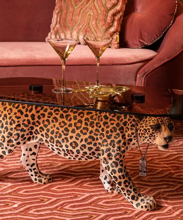 Soffbord 'Dope as hell' - Leopard
