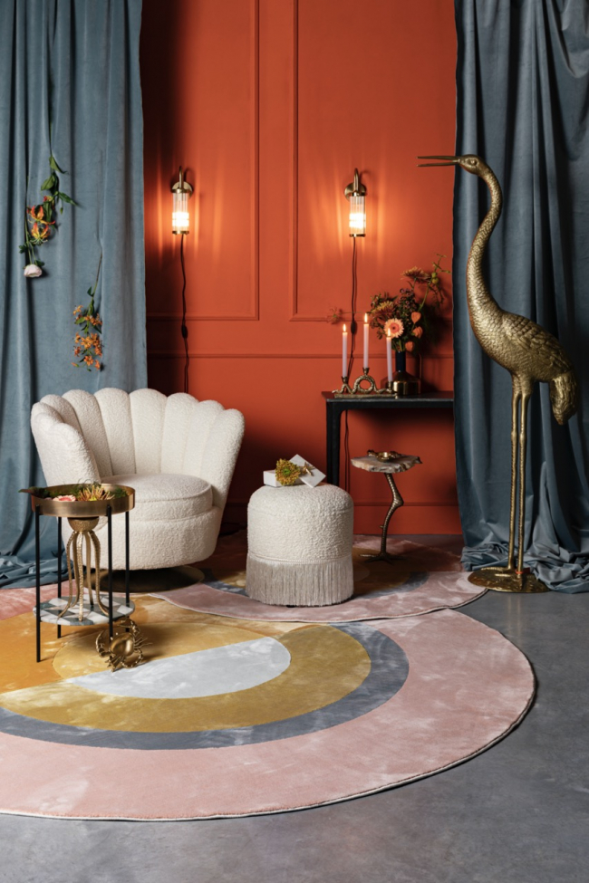 Lampa 'Angel On Fire' - Guld