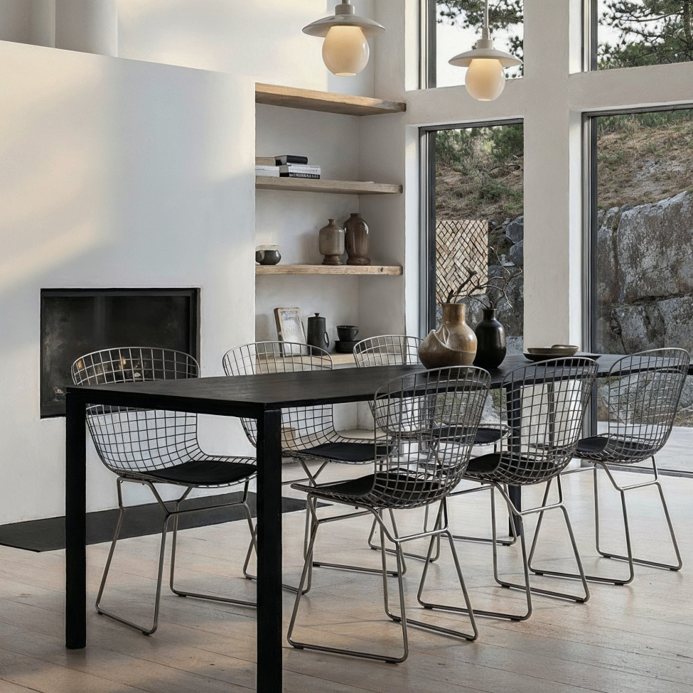 Stol 'Bertoia' - Silver/Grå