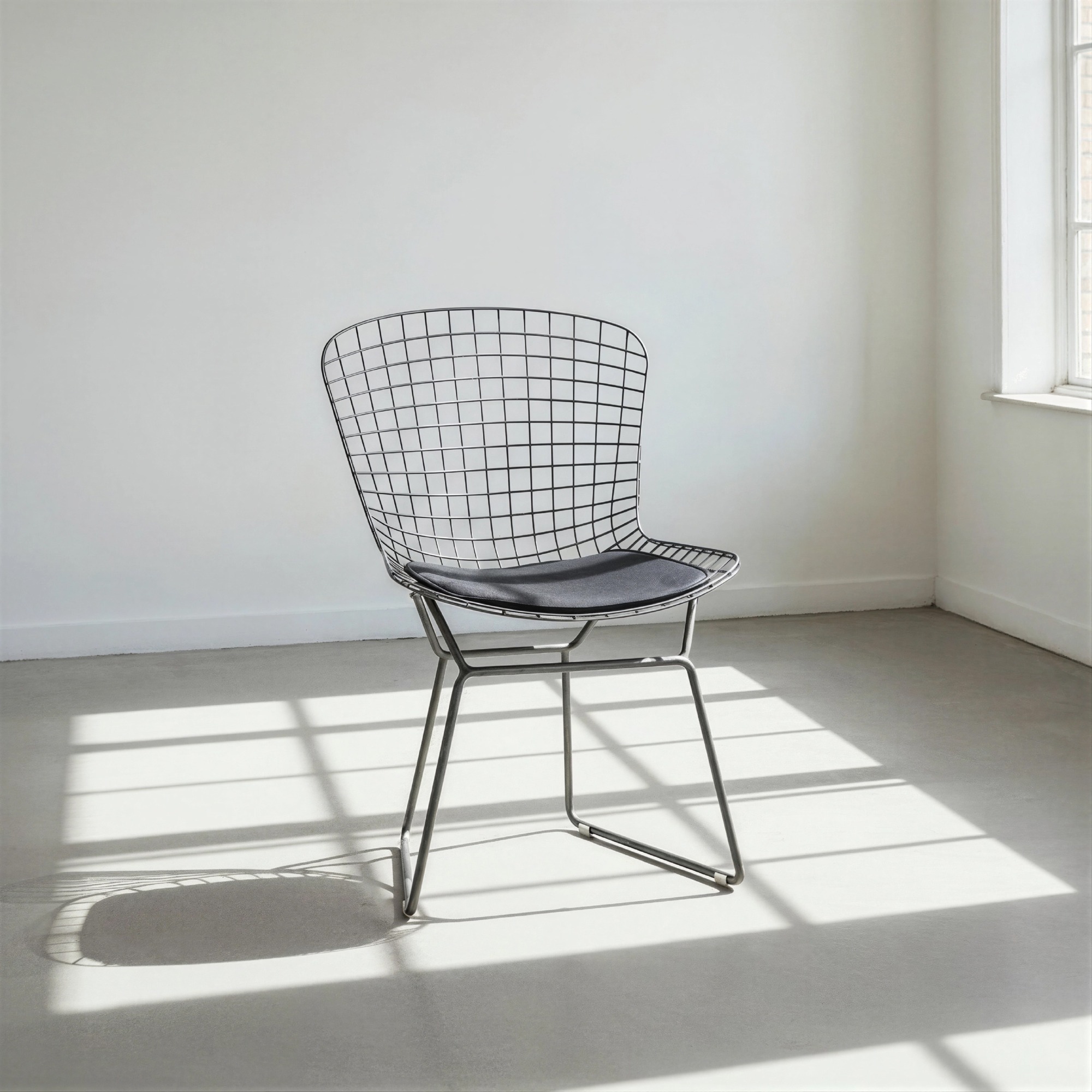 Stol 'Bertoia' - Silver/Grå