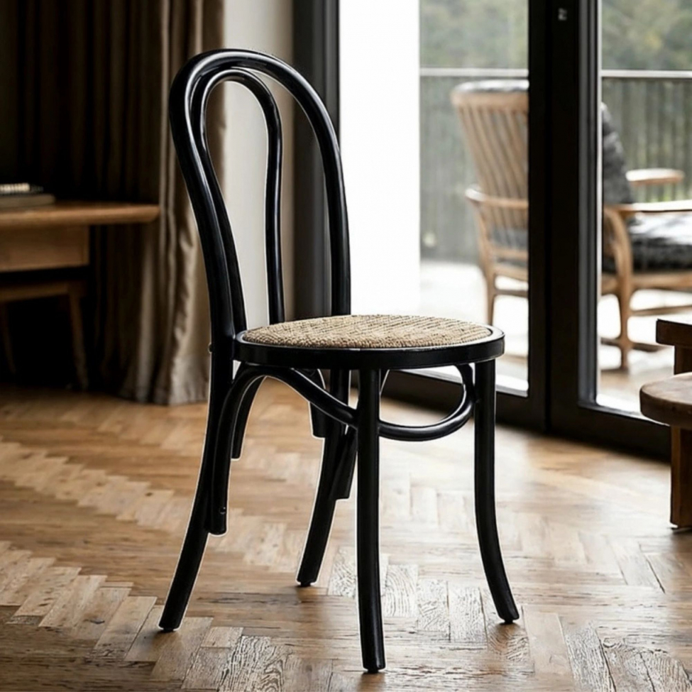 Stol 'Bistro' - Rotting/Svart