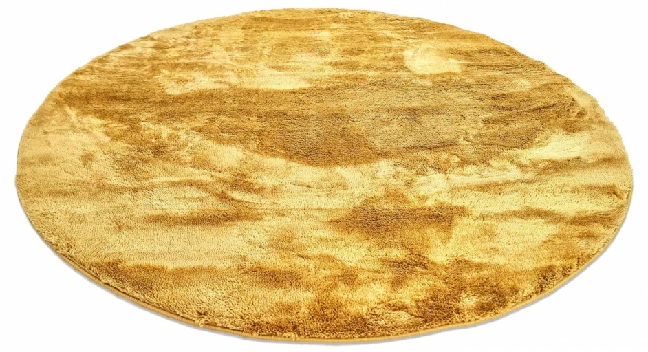 Rund matta 'Aranga Super Soft' - Orange