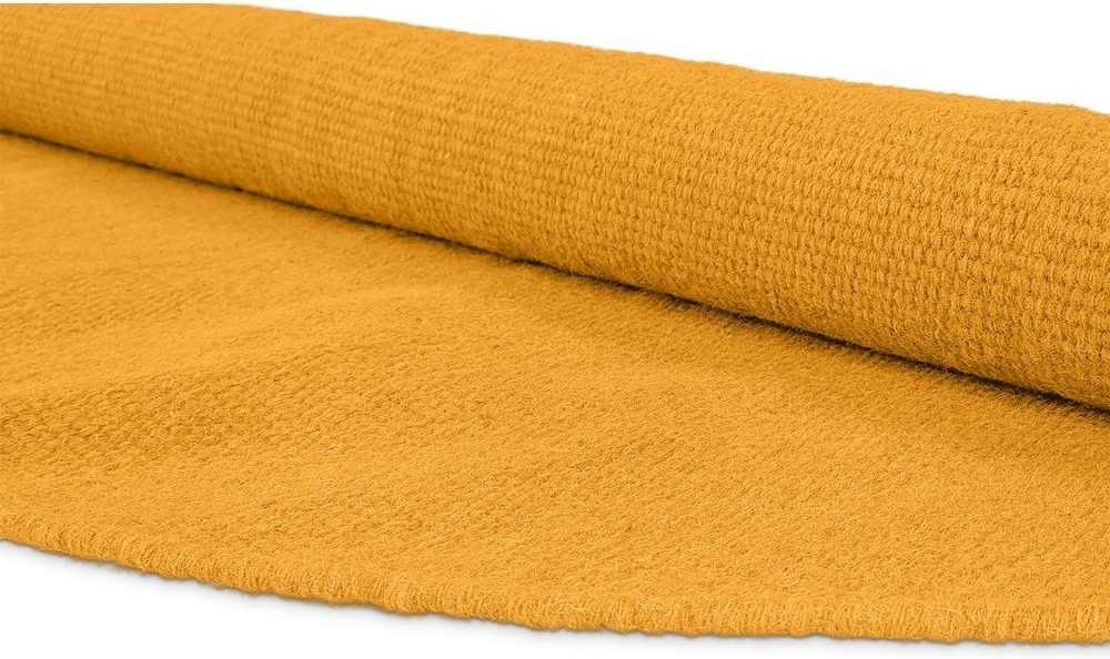 Rund matta 'Hamilton' - Saffron