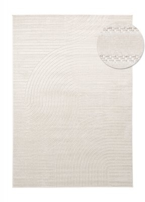 Matta 'Shaggy Indoor-Outdoor'  - Cream