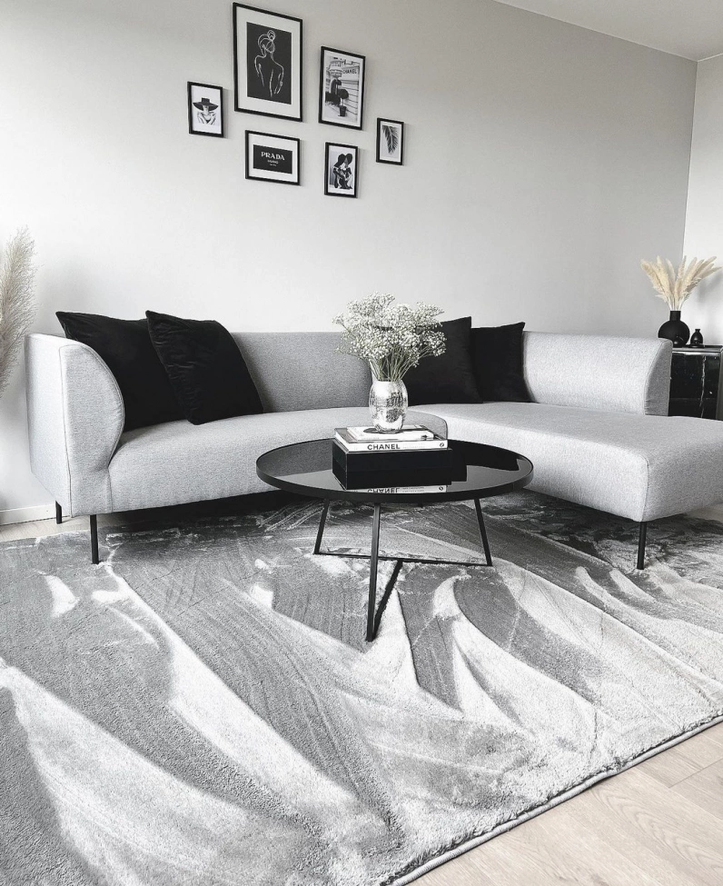 Ryamatta 'Aranga Super Soft' - Grå