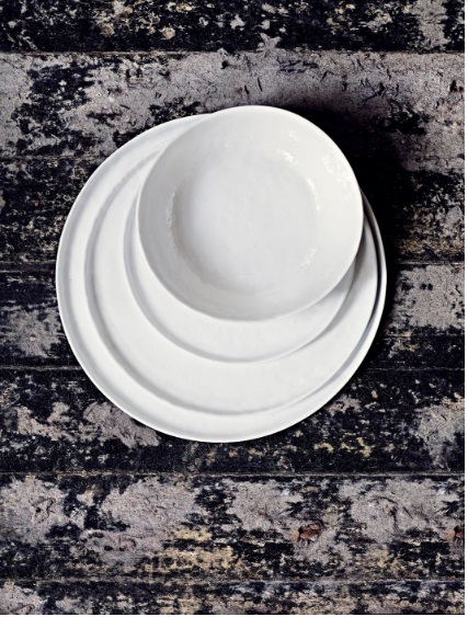 Serveringsfat 'Boho white' - Vit