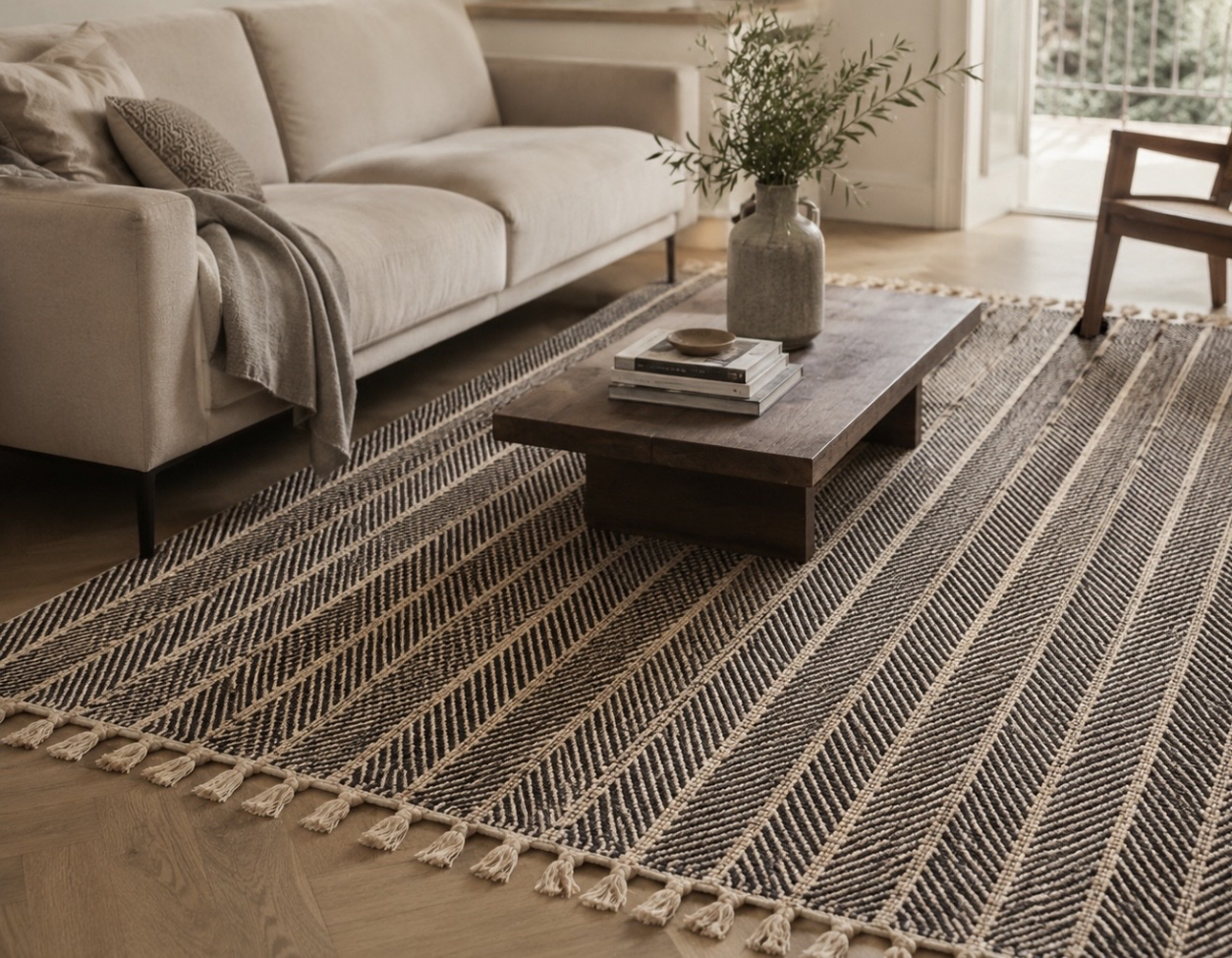 Matta 'Striped Sand' - Natur 160x230