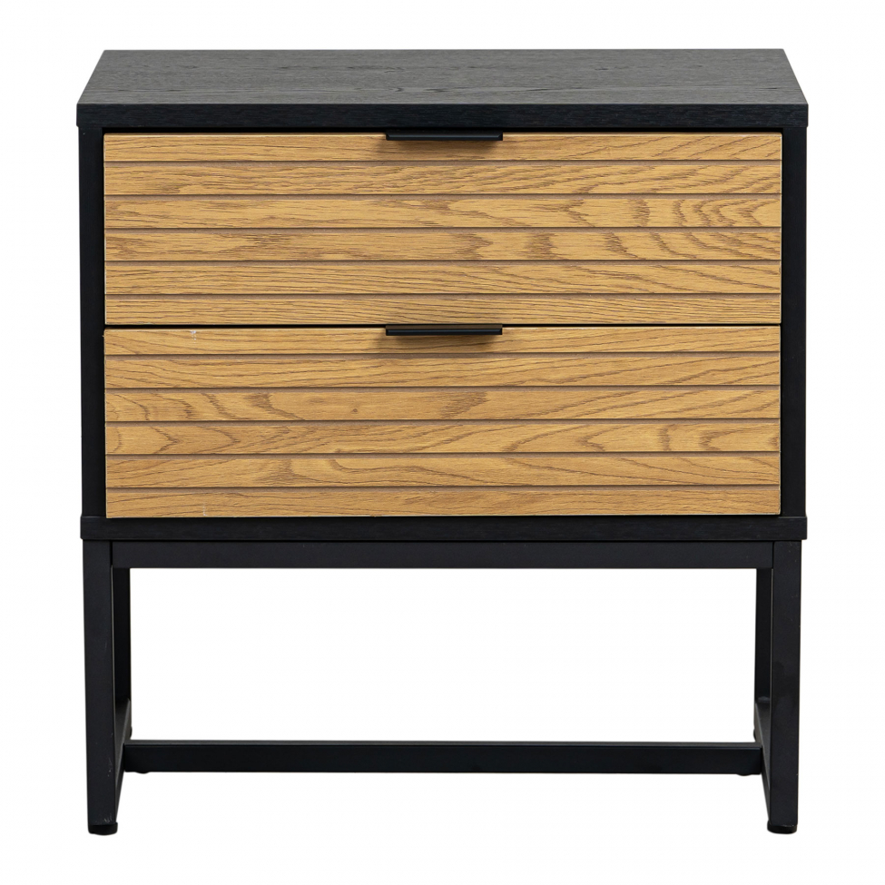 S&auml;ngbord 'Line' - Ek/Svart