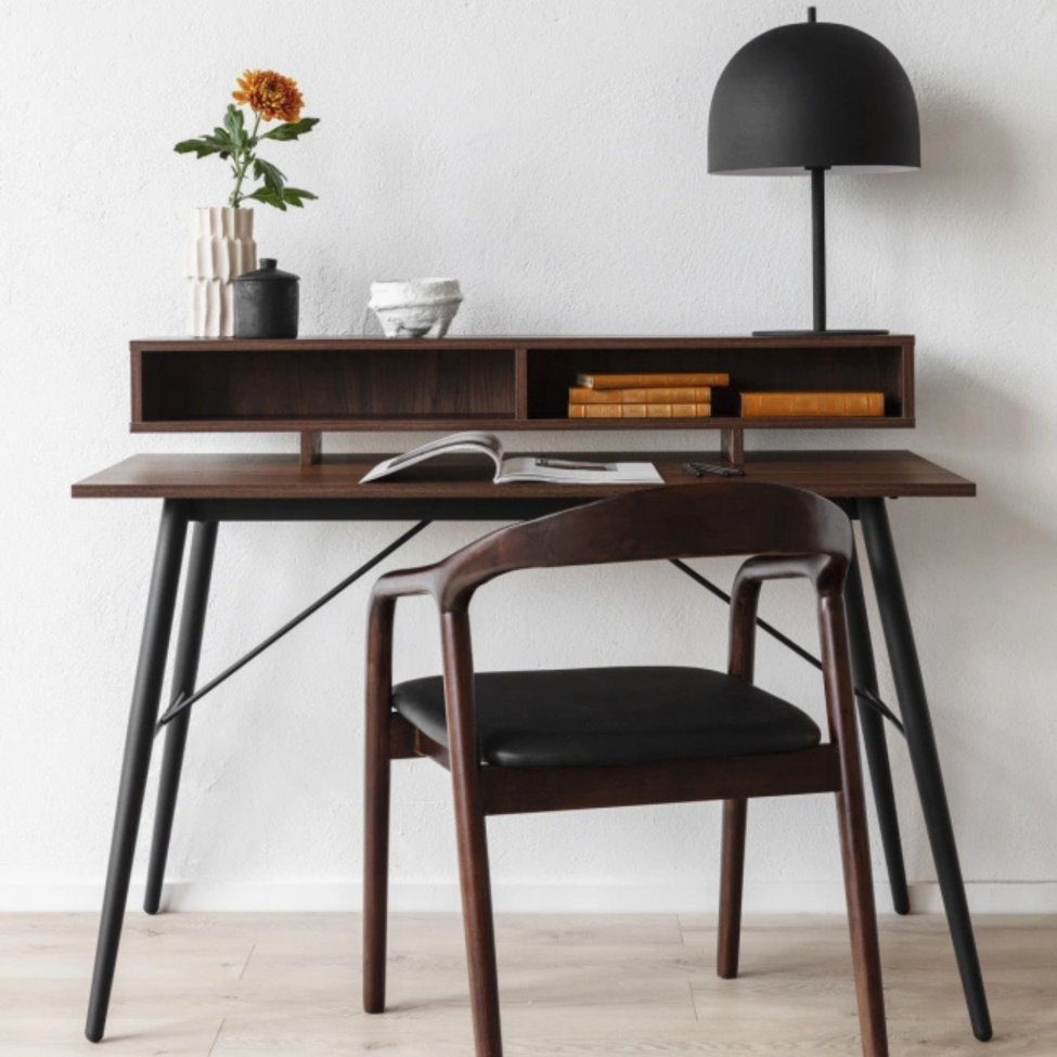 Karmstol 'Aspa' - Mörkbrun