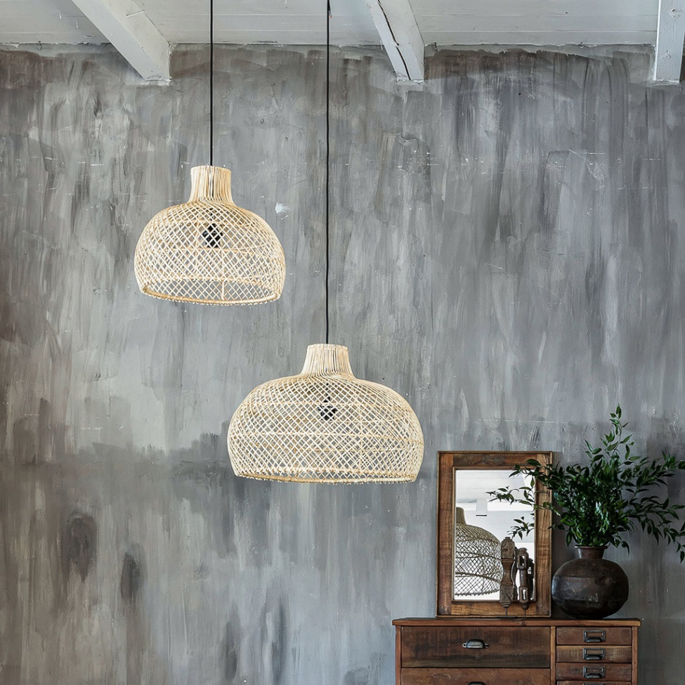 Taklampa 'Maze' L - Natur 