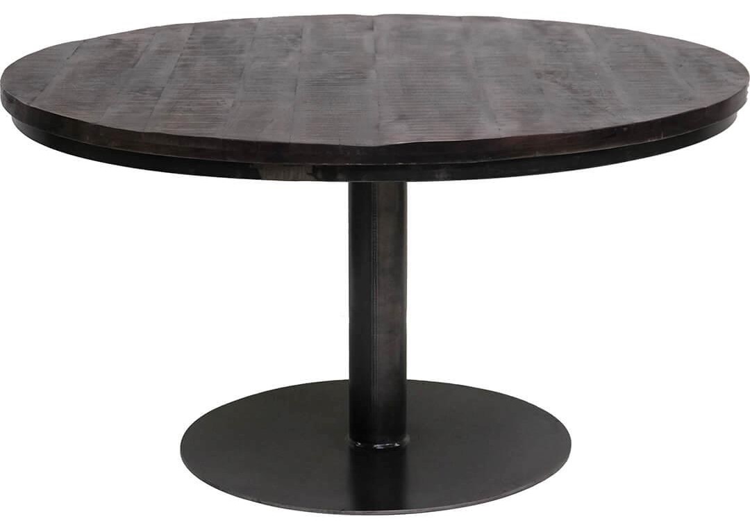 matbord 'jack' runt 140cm - svart