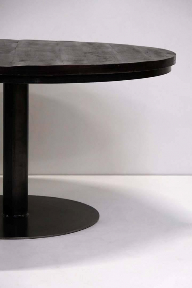 Matbord 'Jack' Runt 140cm - Svart