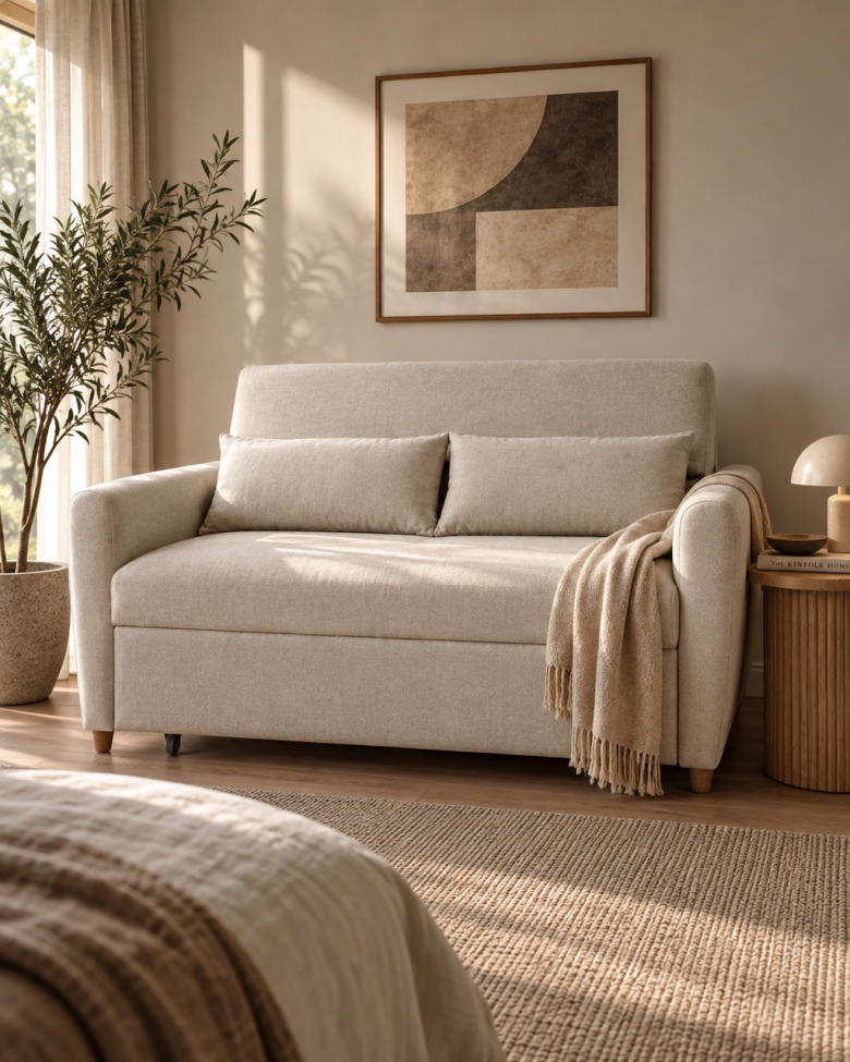 Bäddfåtölj 'San Francisco' - Beige