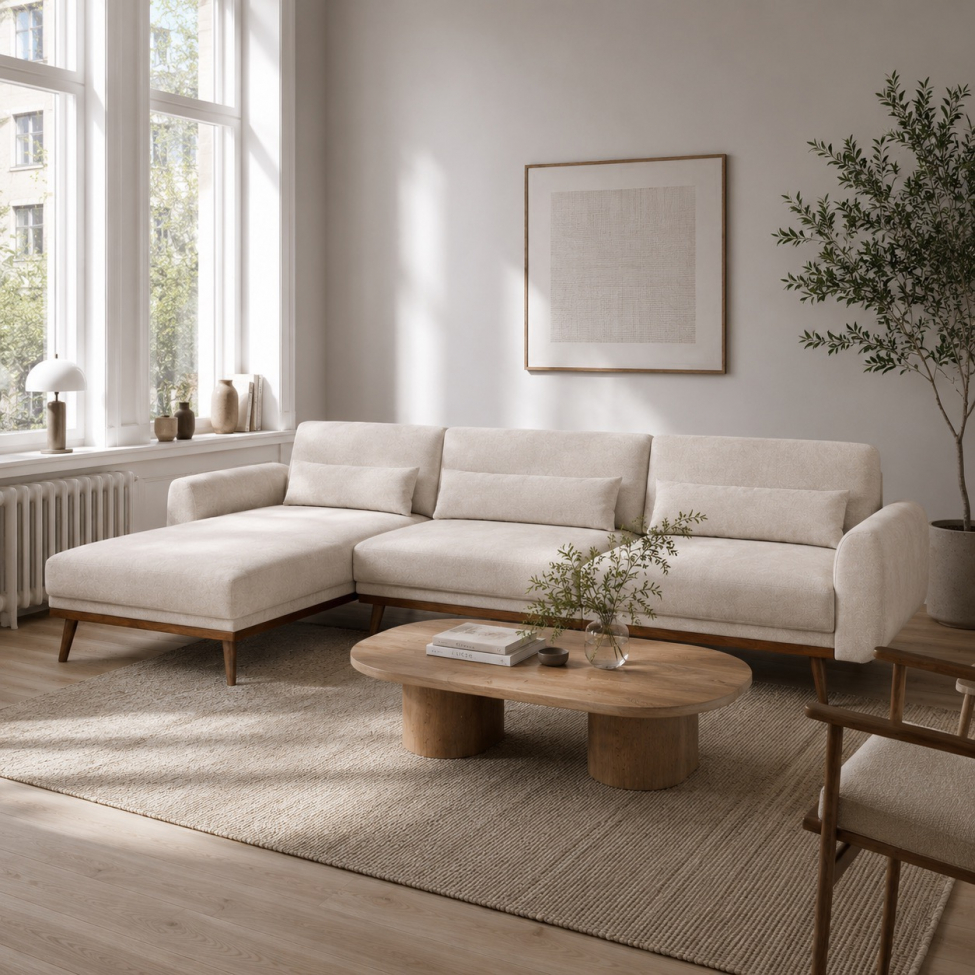 Bäddsoffa 'Texas' - Beige