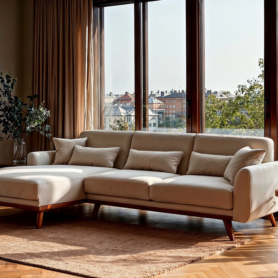 Bäddsoffa 'Texas' - Beige