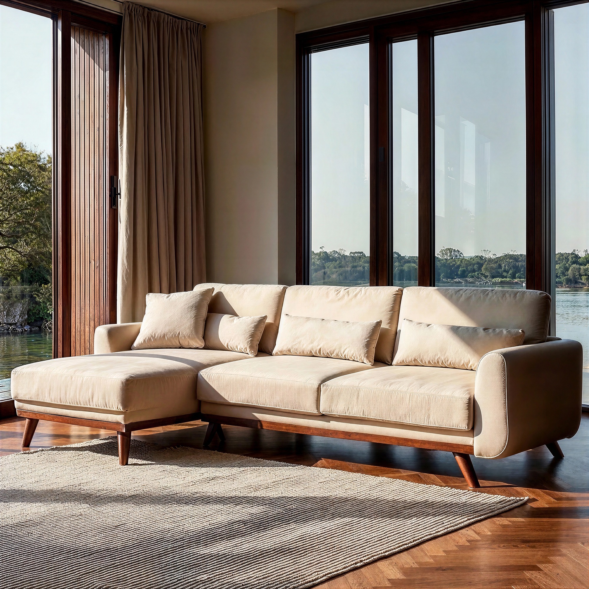 Bäddsoffa 'Texas' - Beige