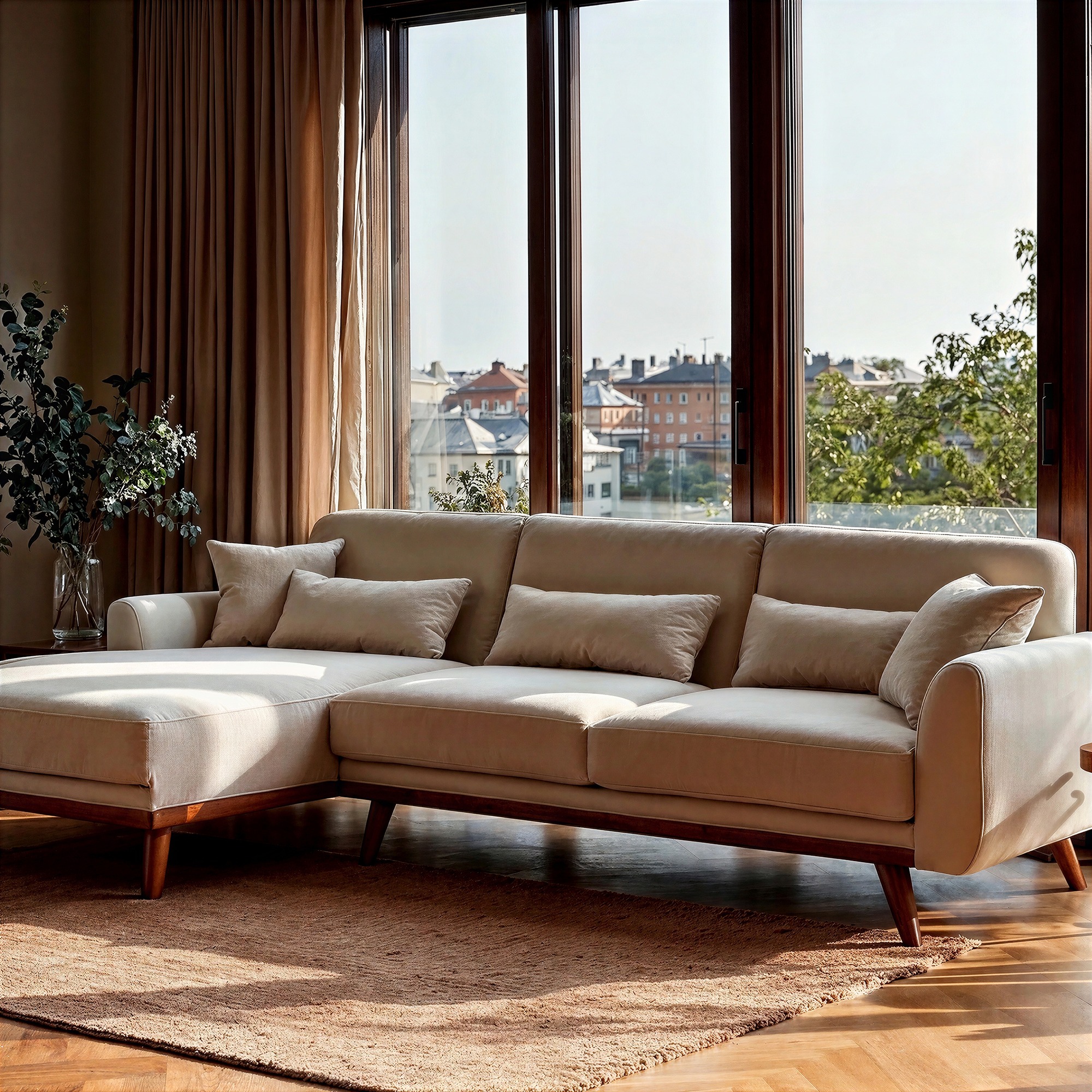 Bäddsoffa 'Texas' - Beige