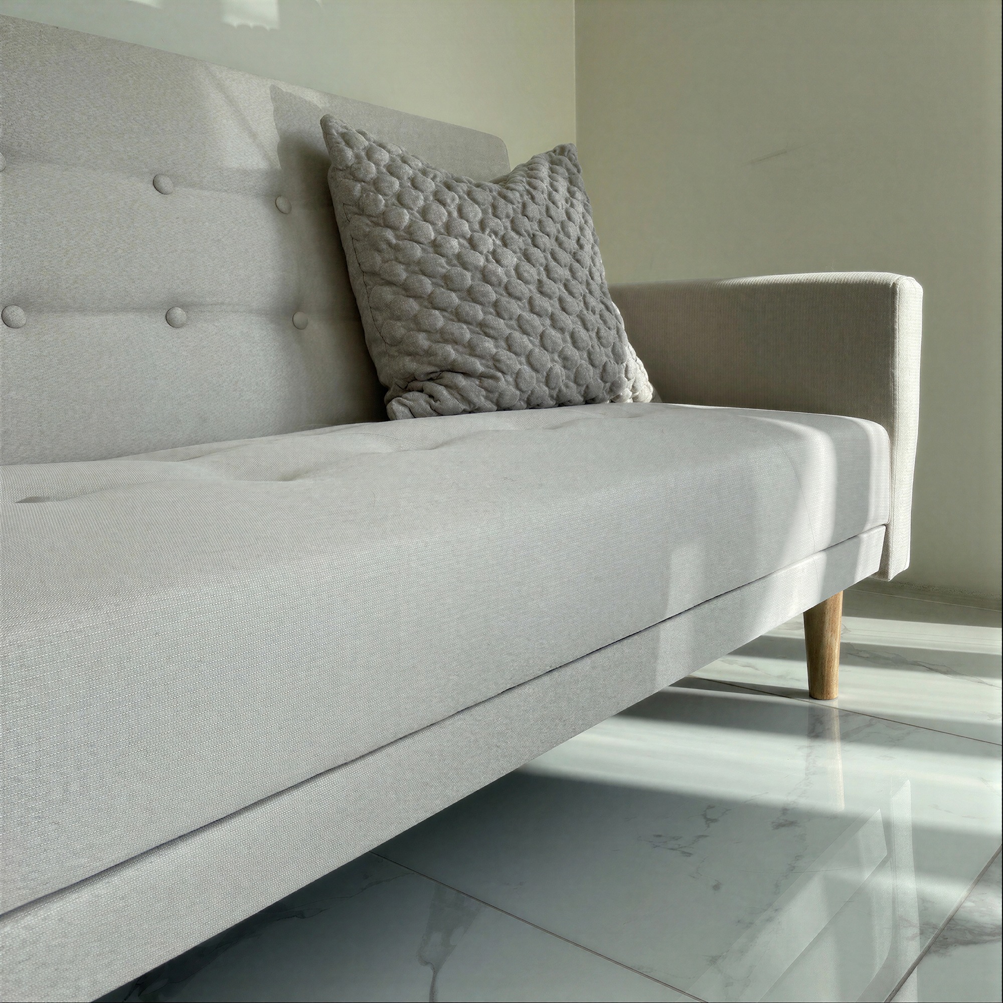 Bäddsoffa 'Eukalyptus' - Beige