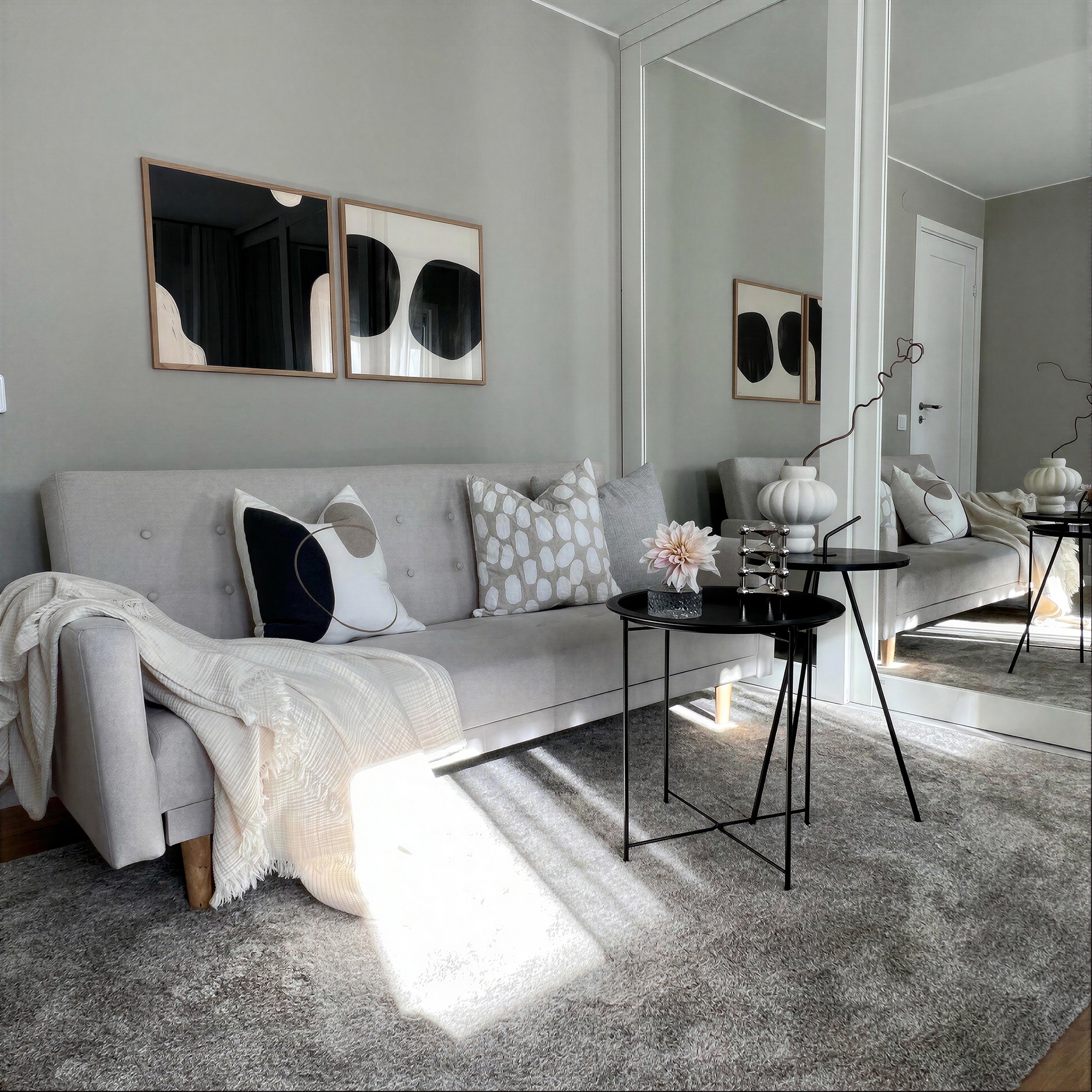 Bäddsoffa 'Eukalyptus' - Beige
