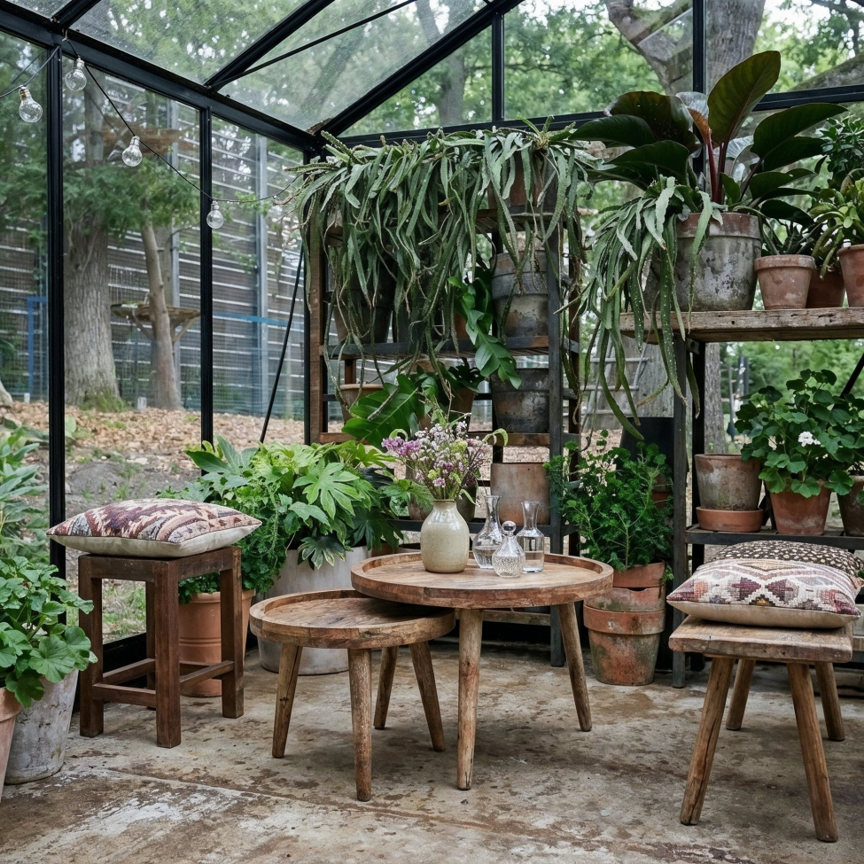 Soffbord 'Manarola' 2 delar - Natur