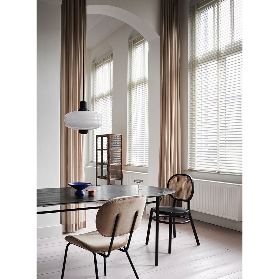 Stol 'Retro Webbing' Svart Reforma Sthlm Stol 'Retro Webbing' Svart Reforma Sthlm