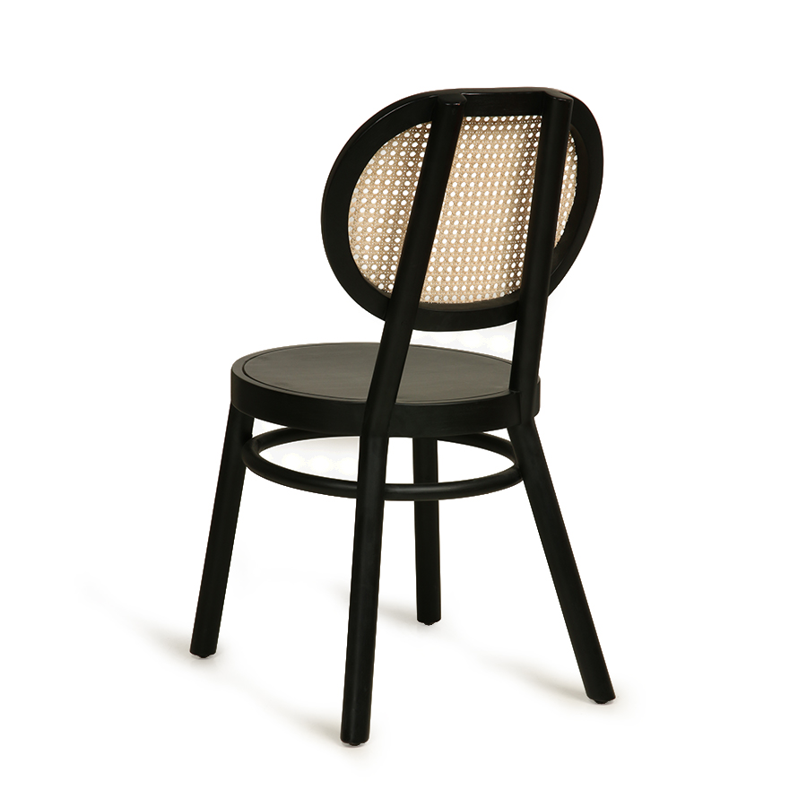 Stol 'Retro Webbing' Svart Reforma Sthlm Stol 'Retro Webbing' Svart Reforma Sthlm