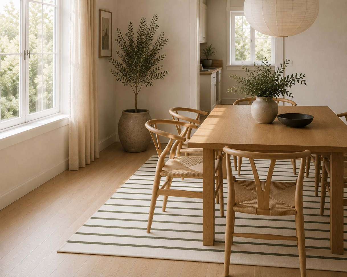 Matta 'Tireno' - Svart/Vit