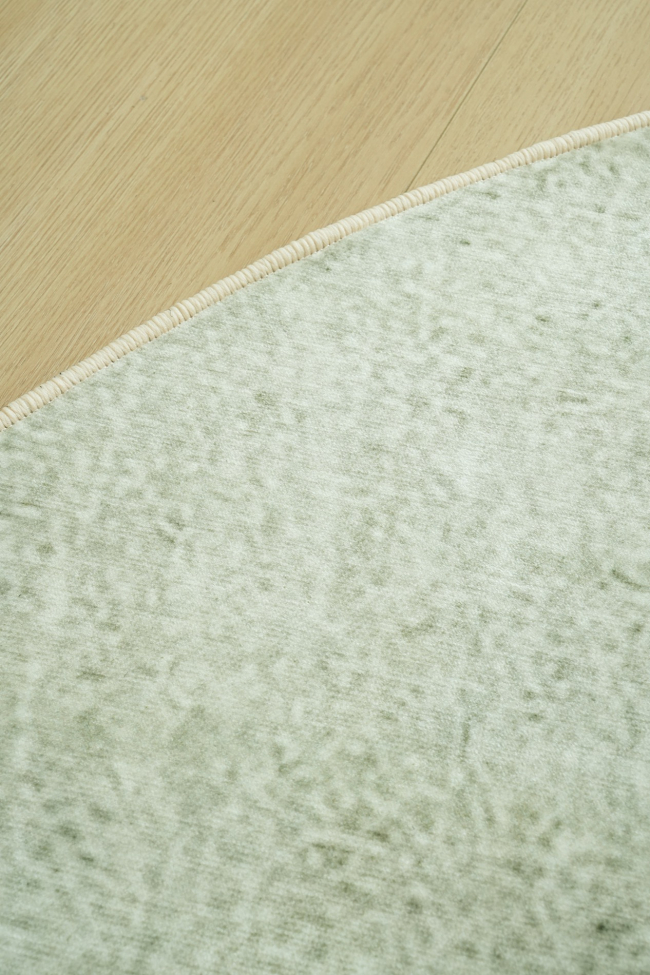 Matta 'Ängelholm' Rund 200cm - Grön