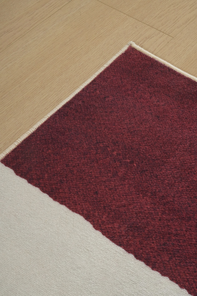 Matta 'Velenna' 160x230 cm - Röd/Beige
