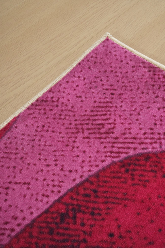 Matta 'Taliana' 160x230 cm - Rosa/Röd