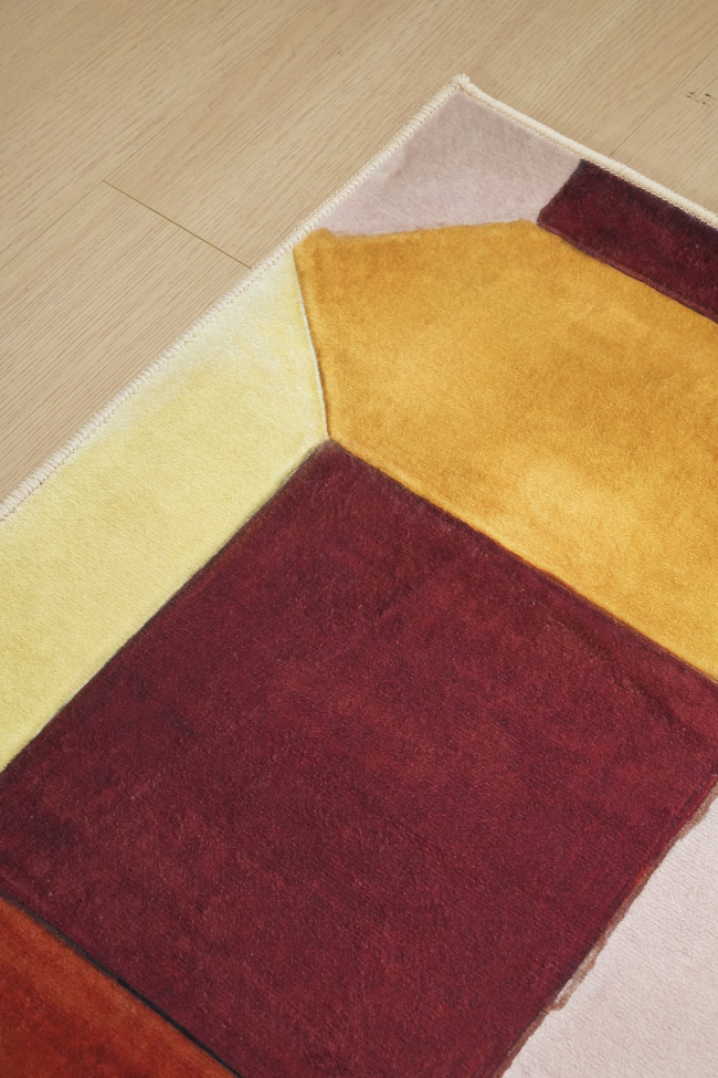 Matta 'Oralia' 200x280 cm - Röd/Multi